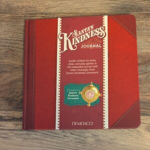Brand New Demdaco Red Santa's Kindness Journal